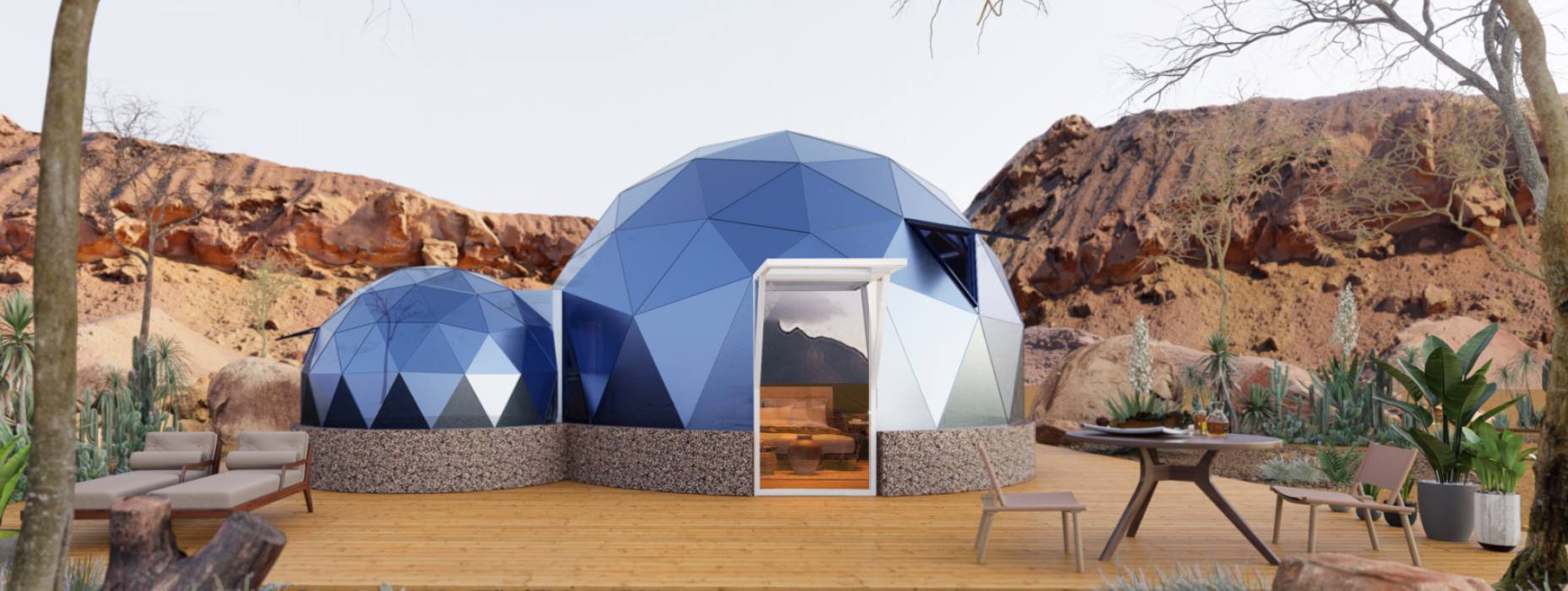 美姑县球形智能光伏玻璃星空房